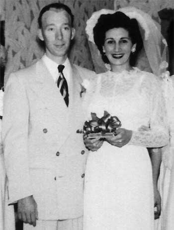 J.V. and Eleanor Vandruff Wedding on June 27, 1952 in Studio City, CA